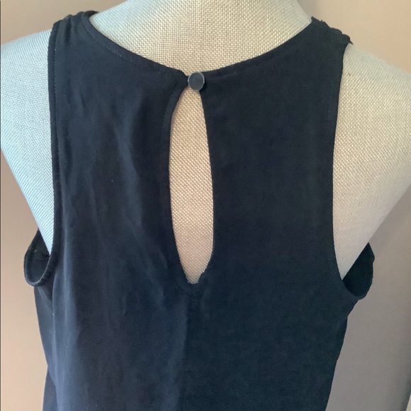 Xhilaration High Neck Black Polka Dot Dress - Picture 3 of 8